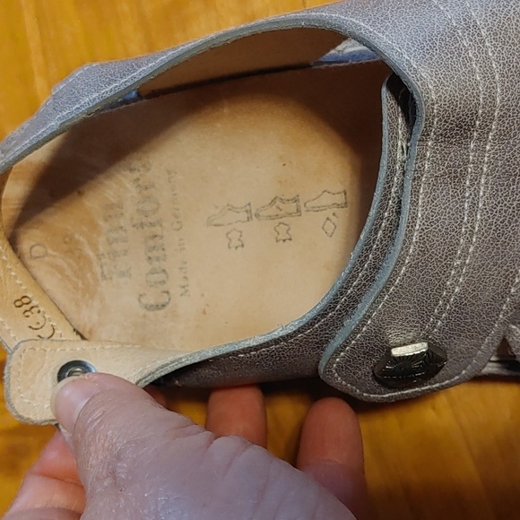 💚Ladies Finn Comfort Gray Sandals - Picture 10 of 16